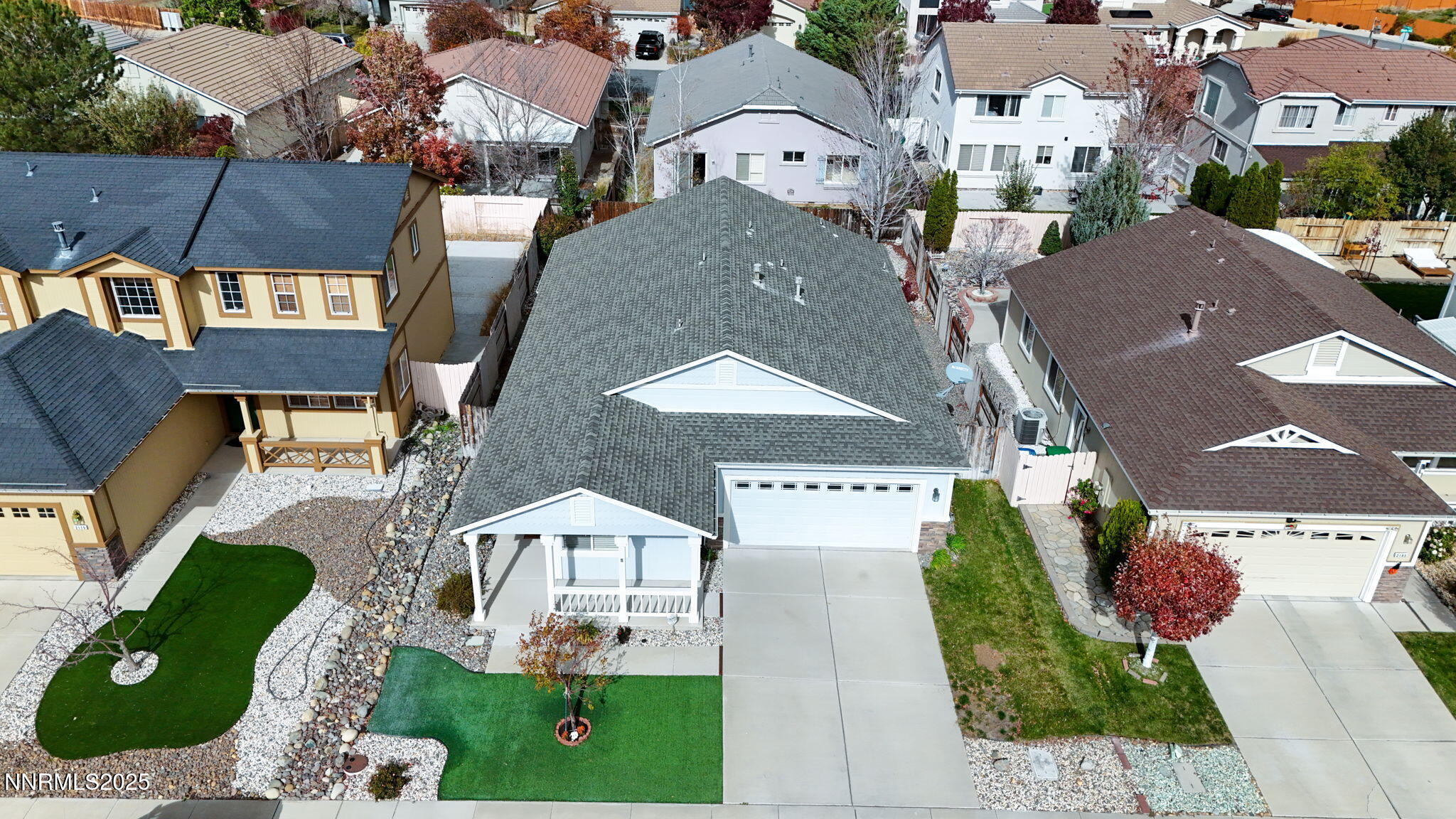 2185 Eagle Greens Drive Reno, NV 89521 - Photo 22 of 22 an aerial view of multiple houses with a yard