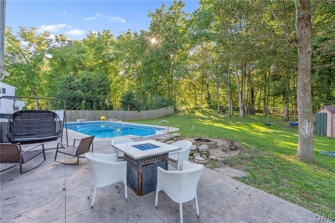 109 Old Powder Mill Road Manlius, NY 13066 - Photo 36 of 47 Fully fenced .5 acre yard!