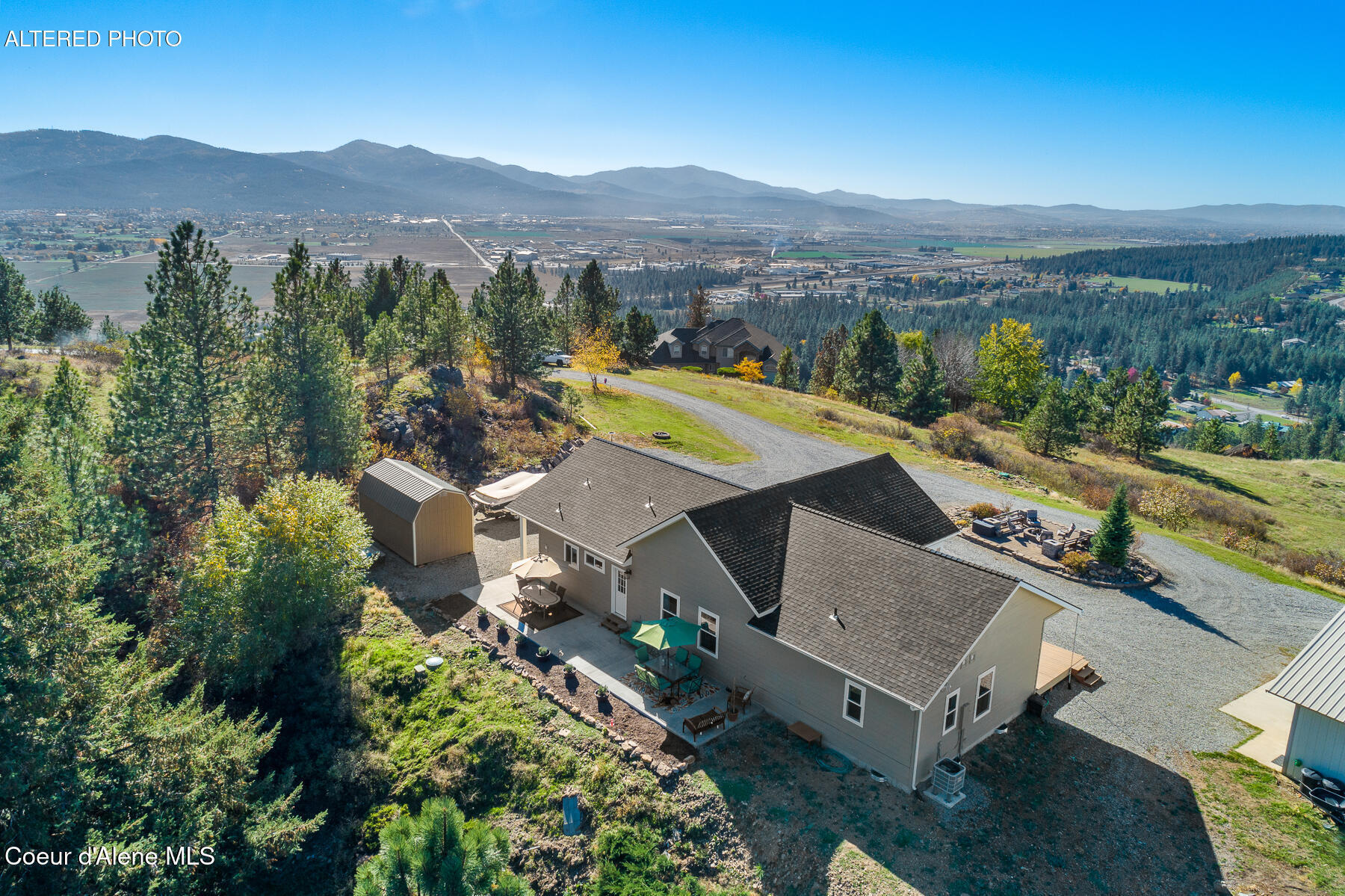 10824 North Payment Peak Road Post Falls, ID 83854 - Photo 26 of 37 Aerial