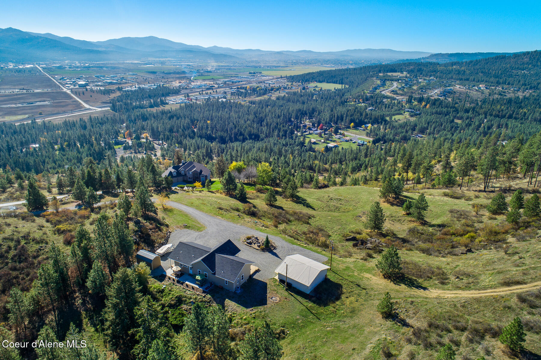 10824 North Payment Peak Road Post Falls, ID 83854 - Photo 29 of 37 Aerial