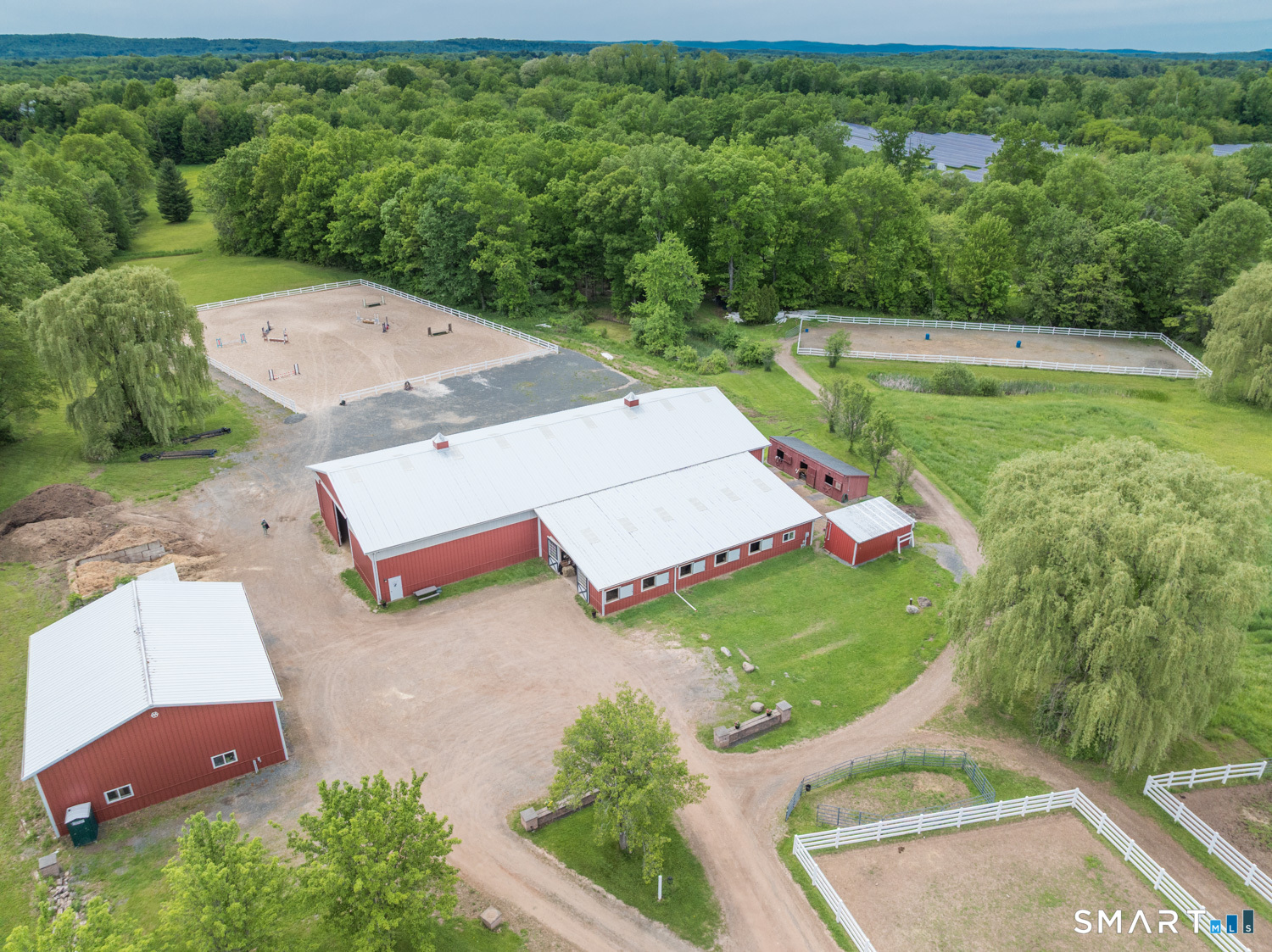 949 North Street Suffield, CT 06078 - Photo 31 of 33 an aerial view of a house with a yard