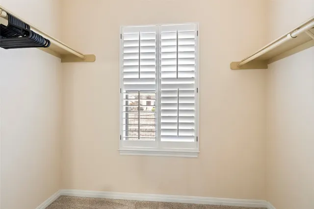 a view of a window in a room