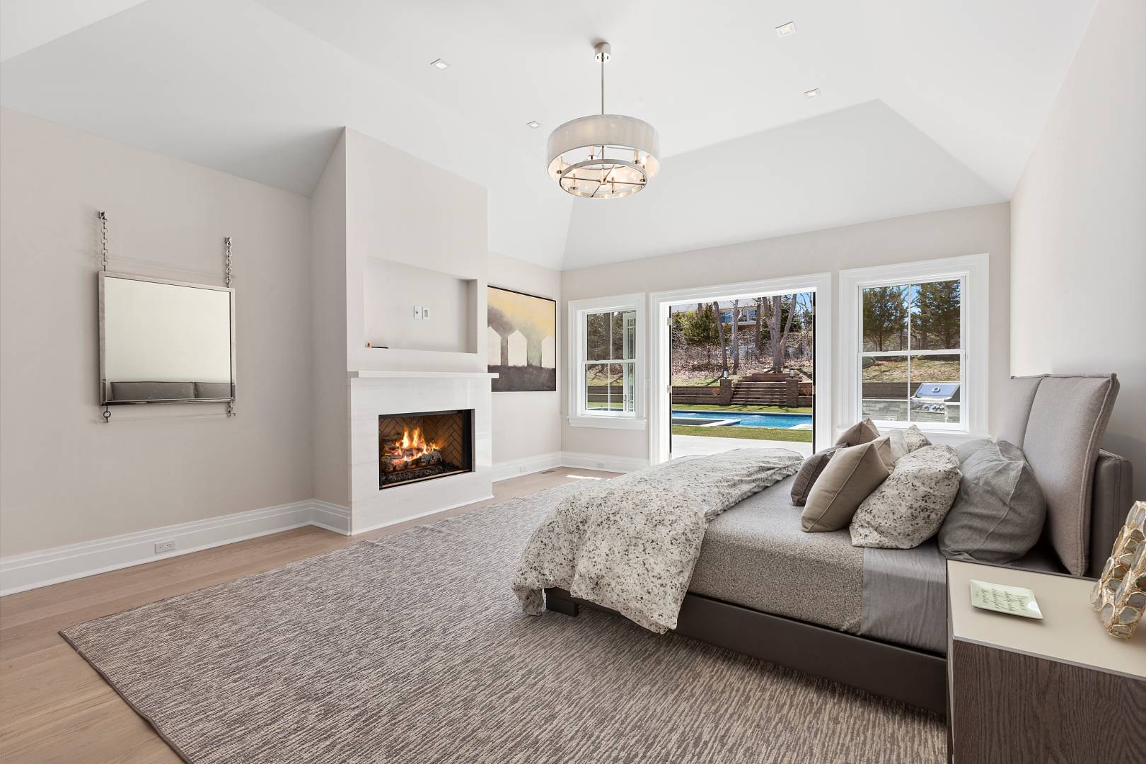 8 Shady Pth Bridgehampton, NY 11963 - Photo 13 of 30 a living room with furniture and a fireplace