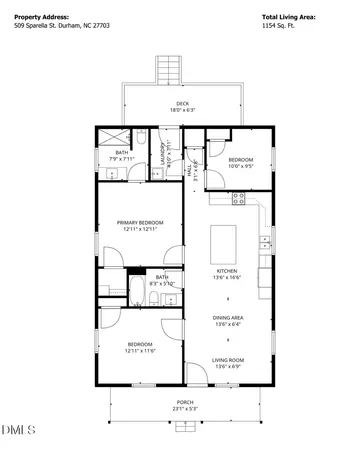 $310,000 | 509 Sparella Street, Durham, NC 27703