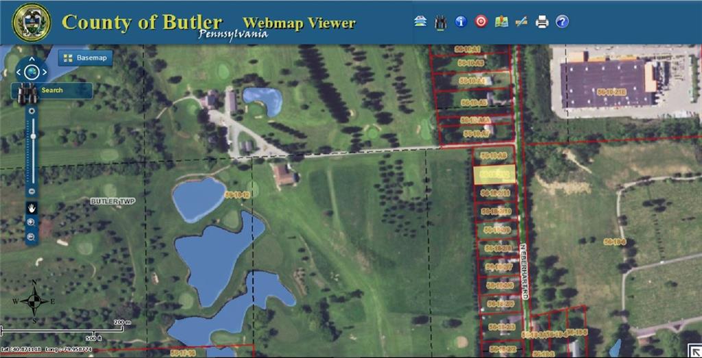 125 North Eberhart Road Butler, PA 16001 - Photo 19 of 19 This aerial view shows the location of the property in comparison with the golf course. Close to home improvement centers and all major shopping and restaurants.