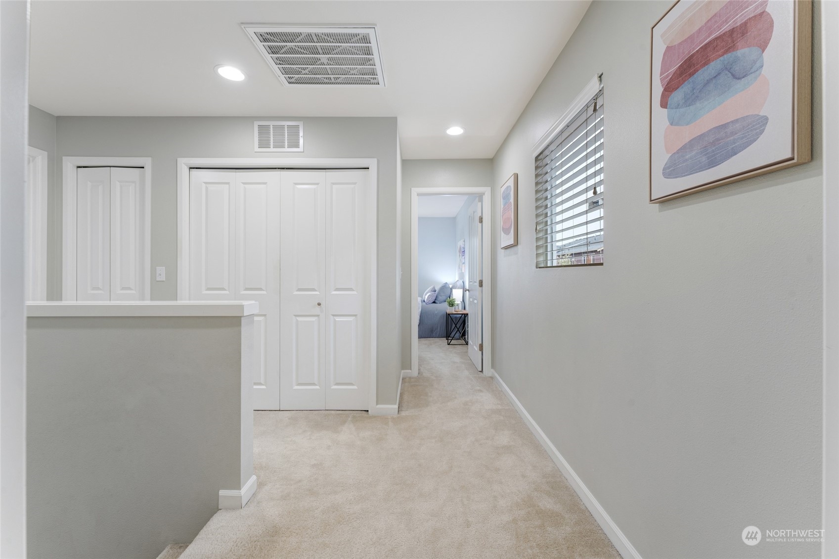 3026 183rd Street Southeast Bothell, WA 98012 - Photo 23 of 39 a view of a hallway with closet area