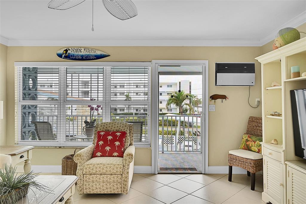 1110 North Riverside Drive, Unit 24 Pompano Beach, FL 33062 - Photo 17 of 43 Your Front Door includes a HIDDEN RETRACTABLE SCREEN DOOR AS SHOWN HERE. From your Living Room, Front Door and Balcony Your Unit is located Directly Above the Pool which also includes Views of of the Intracoastal and Park. You Will Love Where You Live, Work & Play!