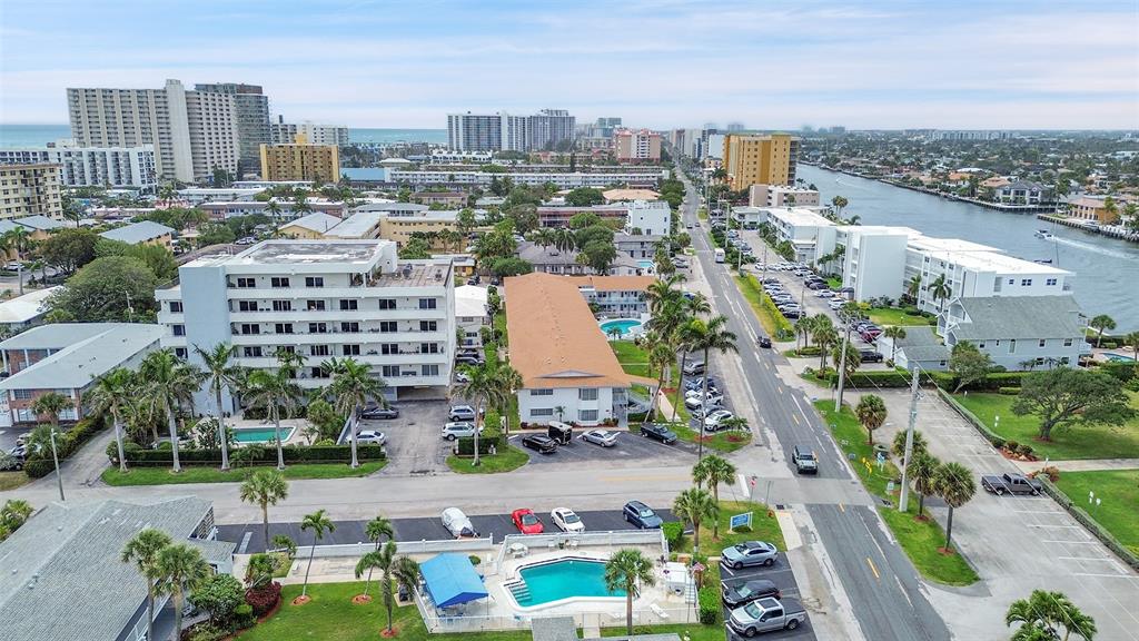 1110 North Riverside Drive, Unit 24 Pompano Beach, FL 33062 - Photo 37 of 43 "No Driving Required, Just Visit & have Fun without moving your car", Even the CIRCUIT is accessible! WOW Talk about convenient! Your condo is 1 block from the Ocean WITH 2 PUBLIC BEACH ACCESS points, it's also across the street from Intracoastal & the WATER TAXI, between 14th Street and Atlantic Blvd. **PLUS** Close to the Marriott to visit guests or Dine/Drink at the Seaside Grill which are 1 block away.