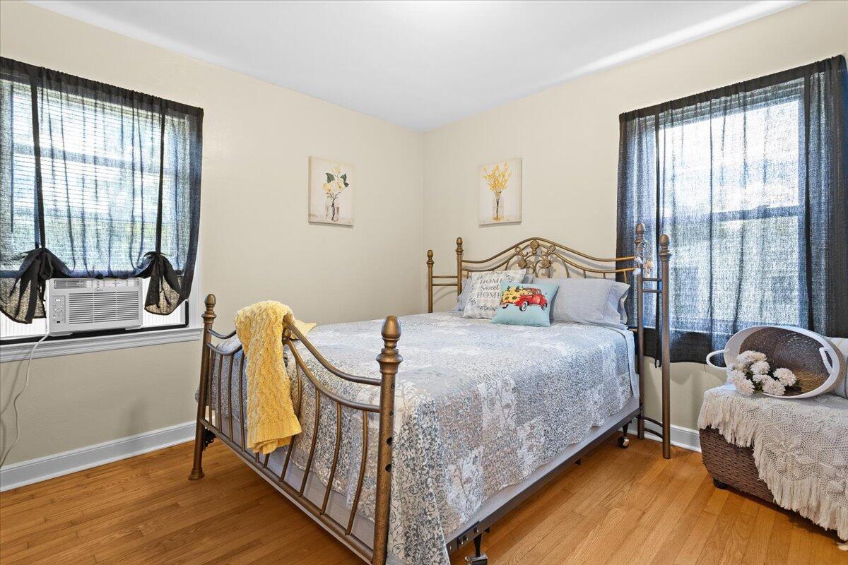 218 Post Road Roanoke, VA 24019 - Photo 15 of 24 a bedroom with a bed and wooden floor
