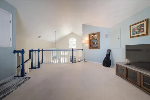 a view of a livingroom with a furniture