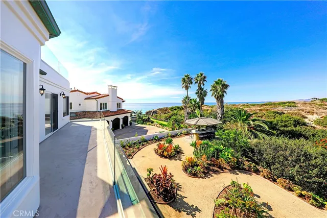 a view of an ocean and beach
