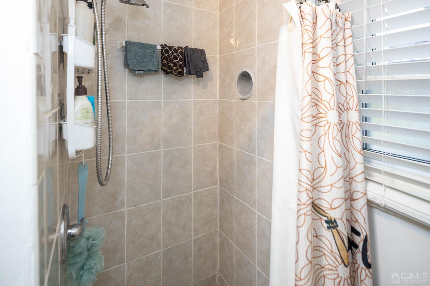 30 Cambridge Road Kendall Park, NJ 08824 - Photo 23 of 43 a bathroom with a shower and a shower curtain