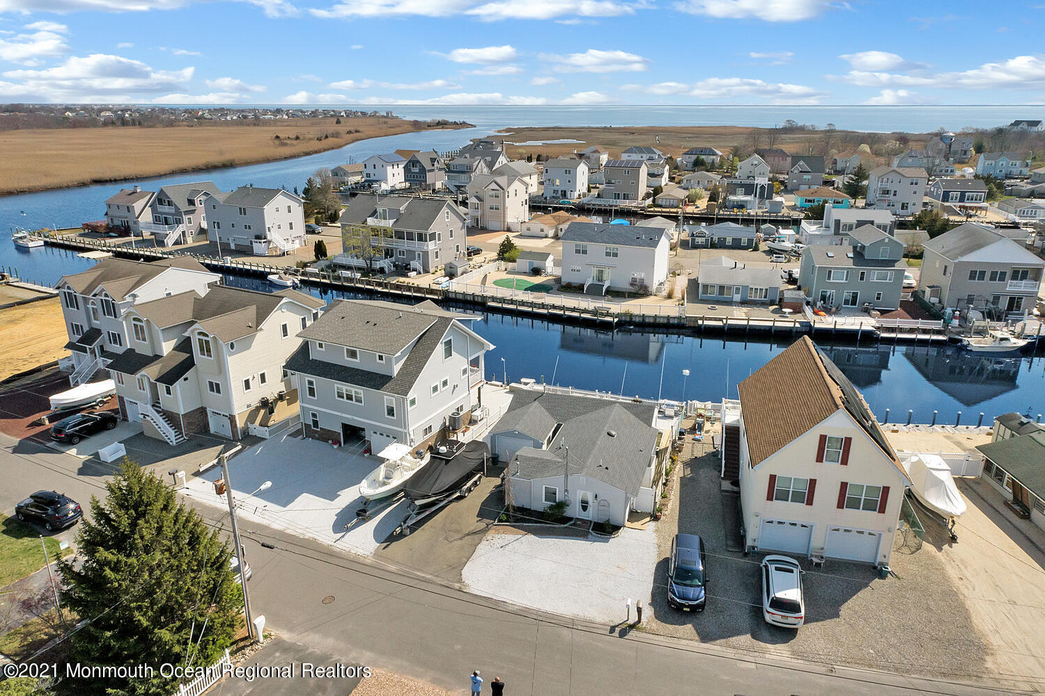 26 Capstan Road Waretown, NJ 08758 - Photo 20 of 23 an aerial view of a house with a ocean view