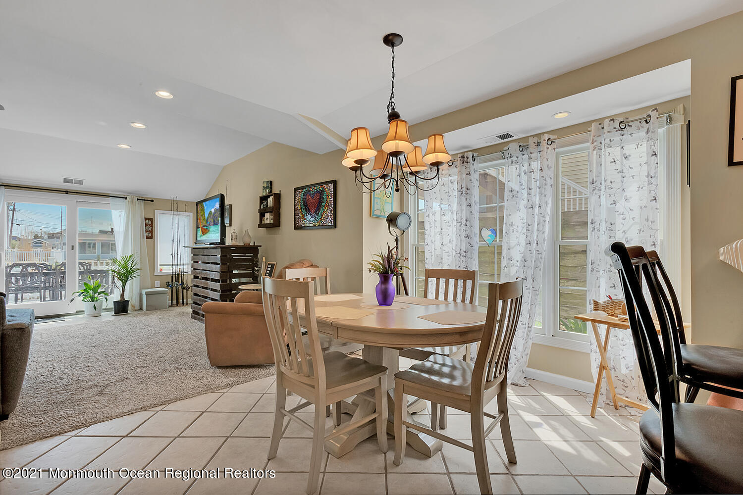 26 Capstan Road Waretown, NJ 08758 - Photo 9 of 23 a dining room filled with furniture and chandelier