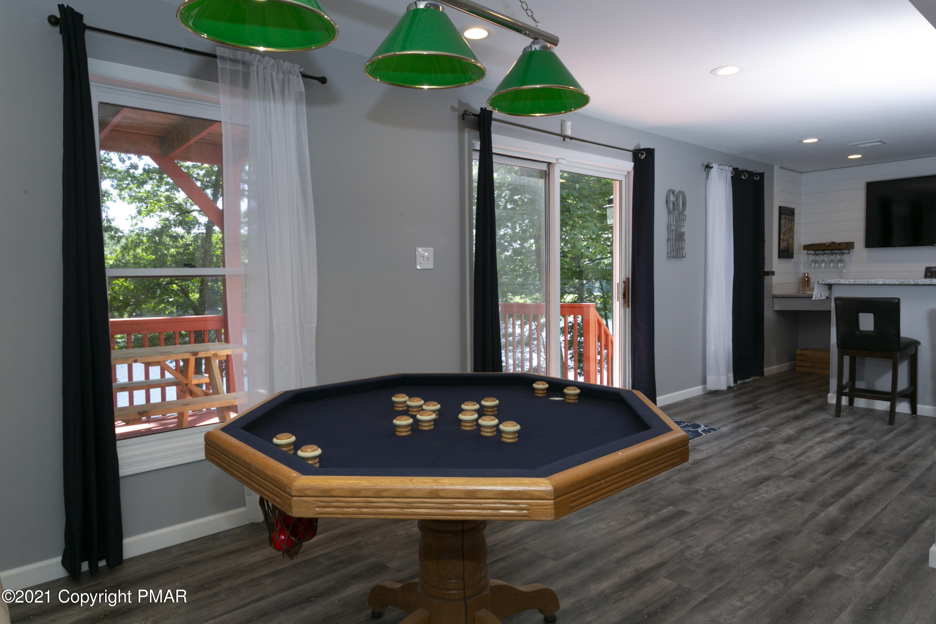 2155 Lancaster Drive Bushkill, PA 18324 - Photo 30 of 57 a room with pool table and windows