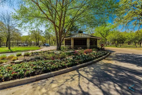 an outdoor space with patio