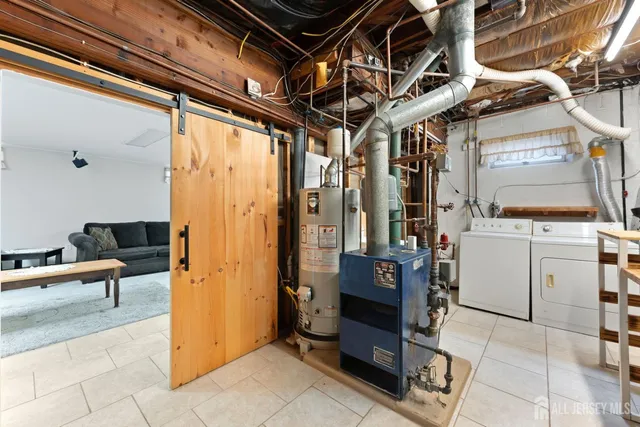 a view of a hallway with seating area