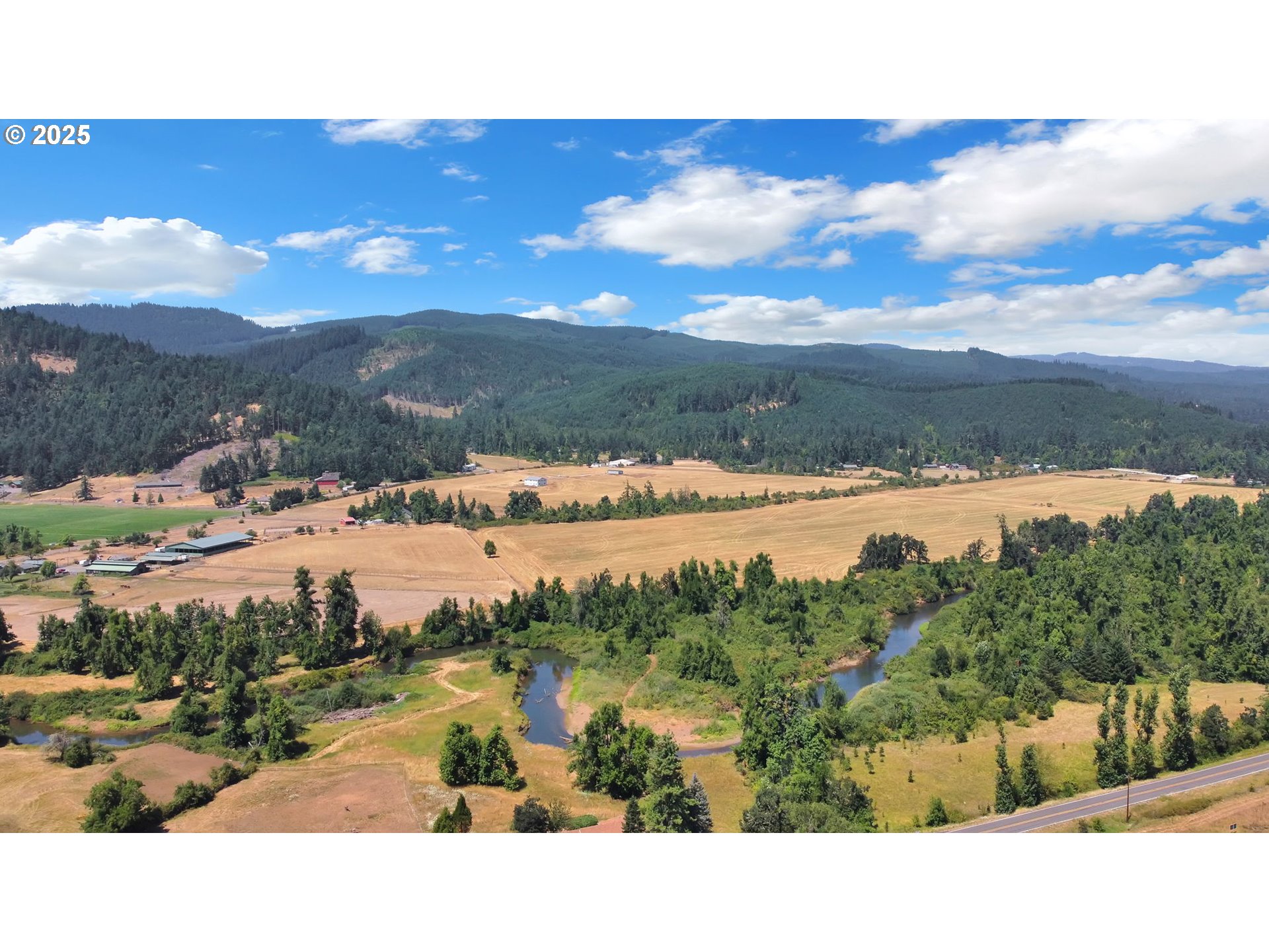 a view of a lake and mountain