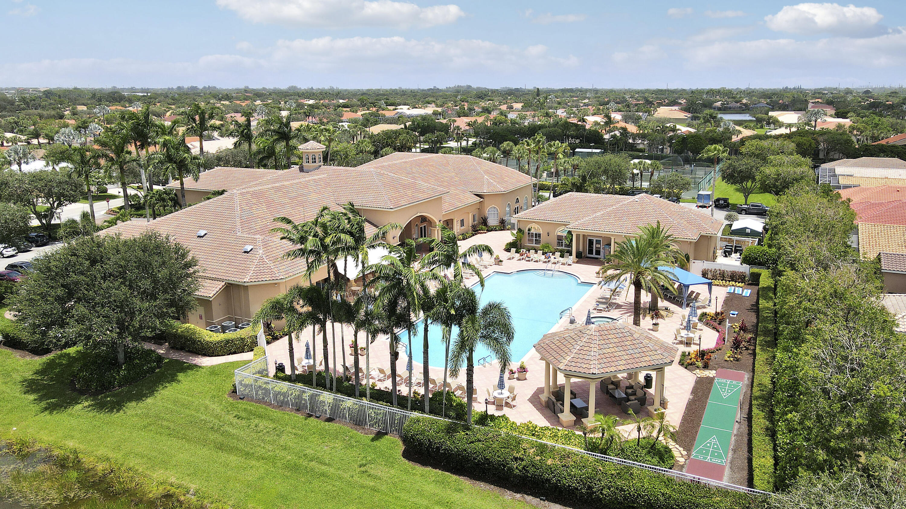 6565 Garde Road Boynton Beach, FL 33472 - Photo 41 of 54 Aerial of Pool