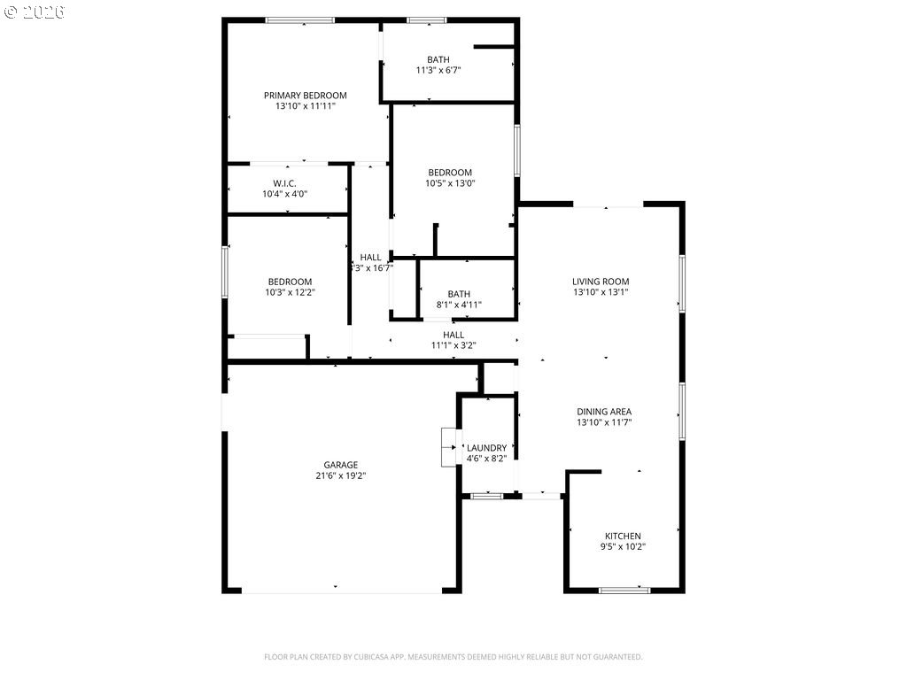 87836 8th Street Veneta, OR 97487 - Photo 18 of 25 a picture of a floor plan