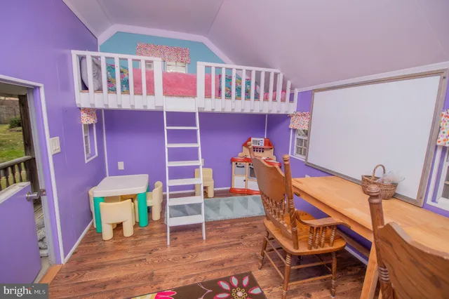 a view of a chairs in a room