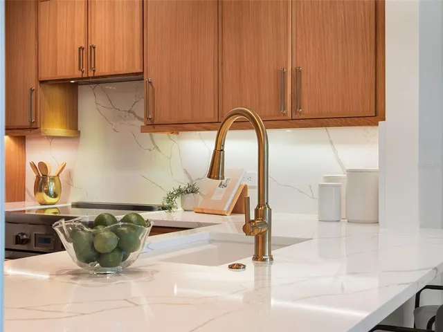 a close view of sink and tap