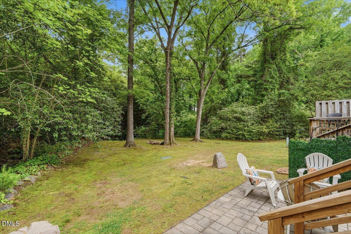 2834 Wayland Drive Raleigh, NC 27608 - Photo 22 of 26 a view of a lake with a patio
