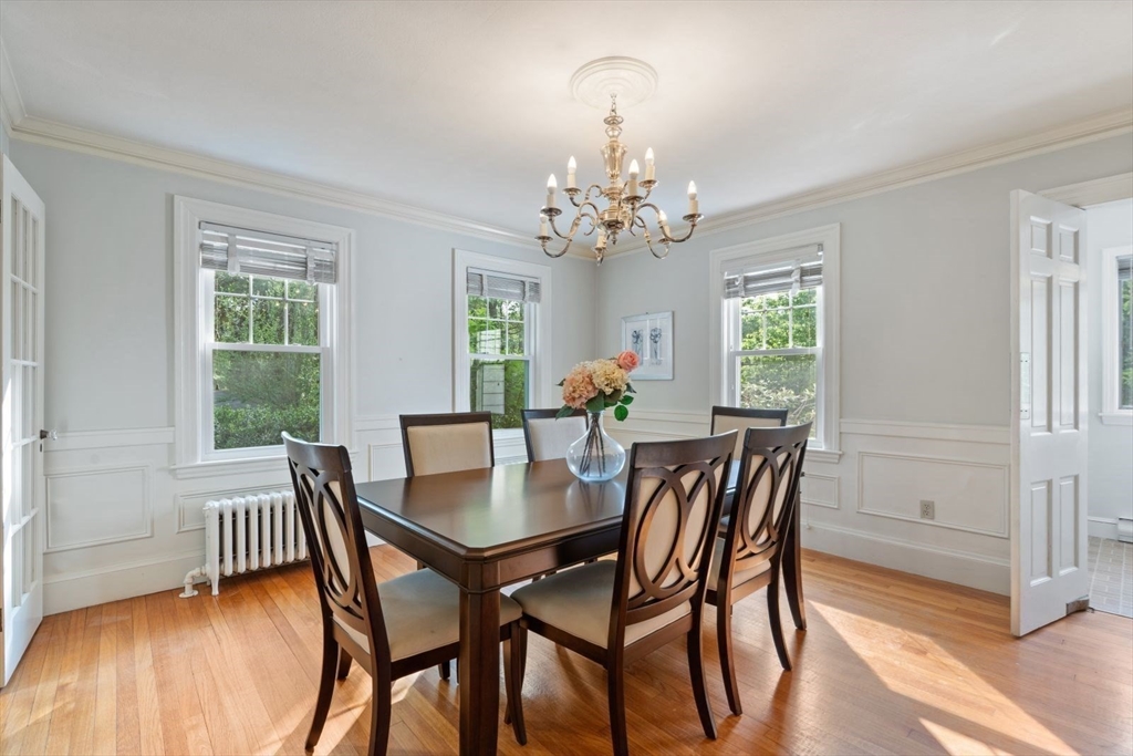 77 Meriam Street Lexington, MA 02420 - Photo 9 of 35 a view of a dining room with furniture and window