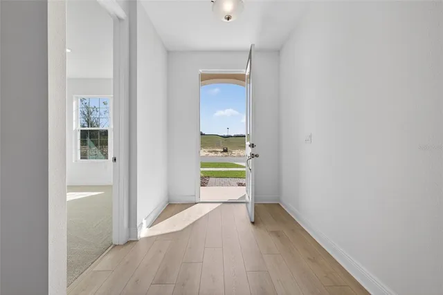 a view of wooden floor in a room