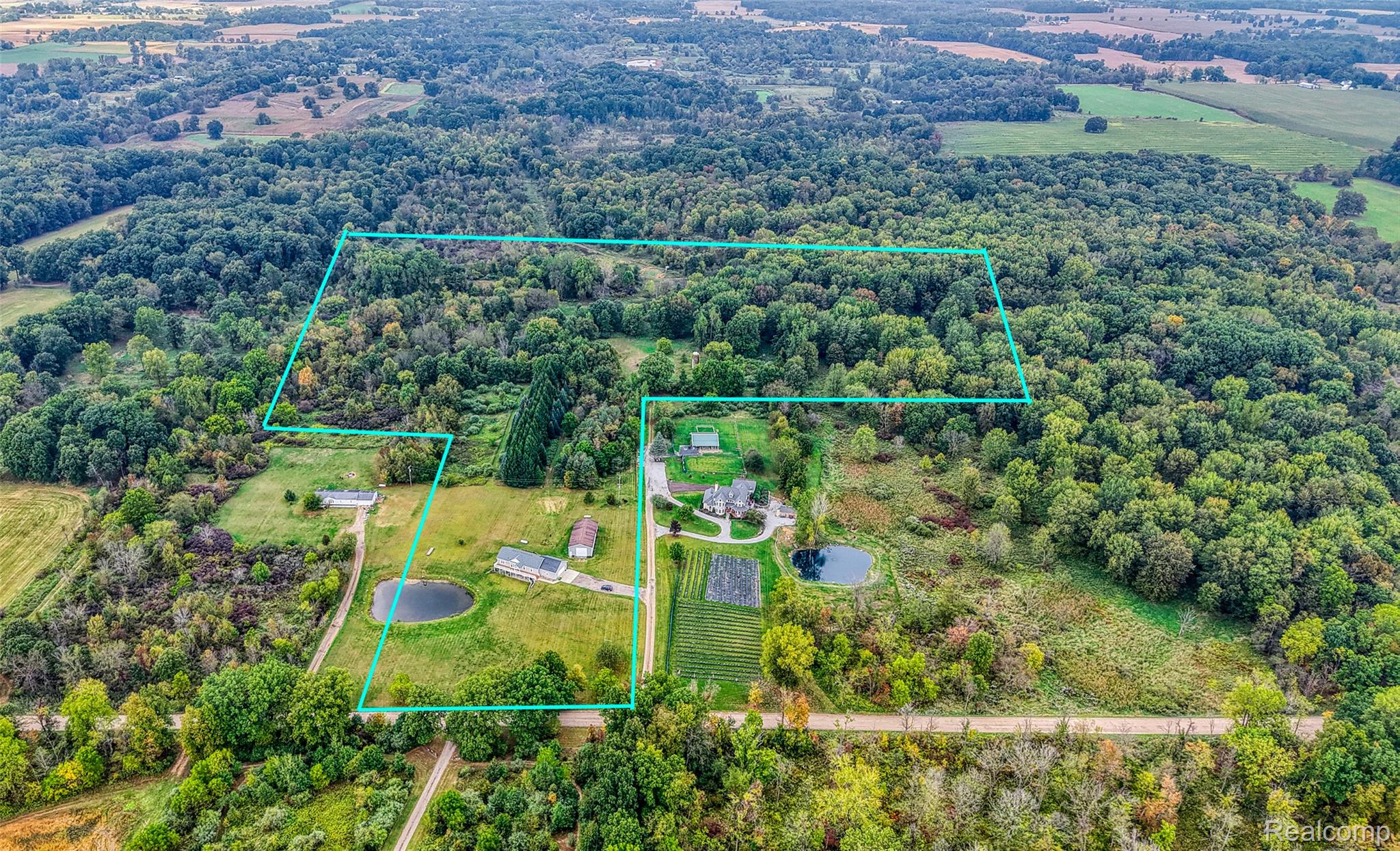 5601 West Lovejoy Road Byron, MI 48418 - Photo 39 of 40 View of rural area featuring property parcel outlined