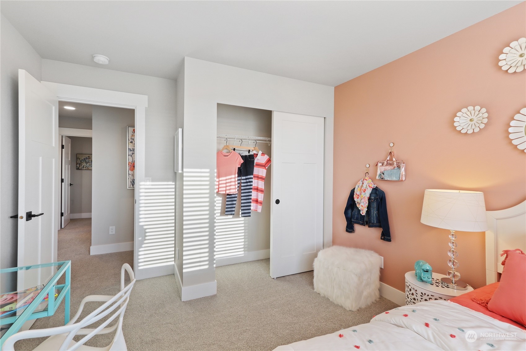 4418 242nd Place Southeast, Unit SL 25 Bothell, WA 98021 - Photo 28 of 36 a bedroom with a bed and a couch