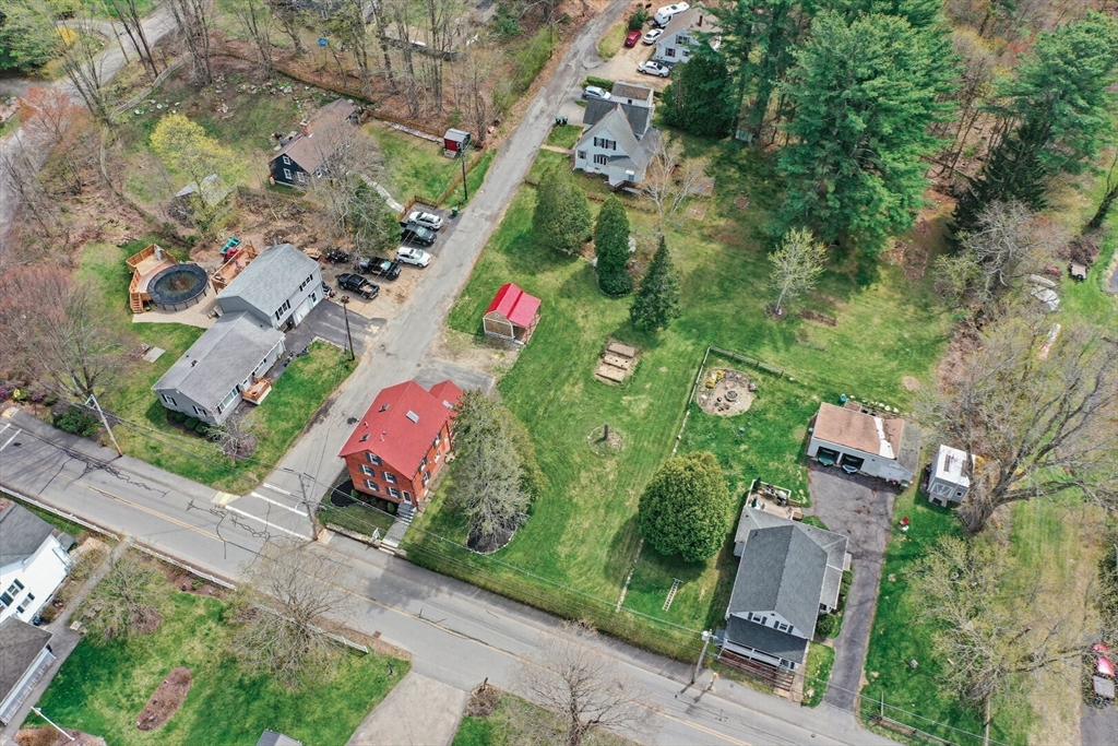 44 Clark Street Spencer, MA 01562 - Photo 34 of 41 an aerial view of house with yard
