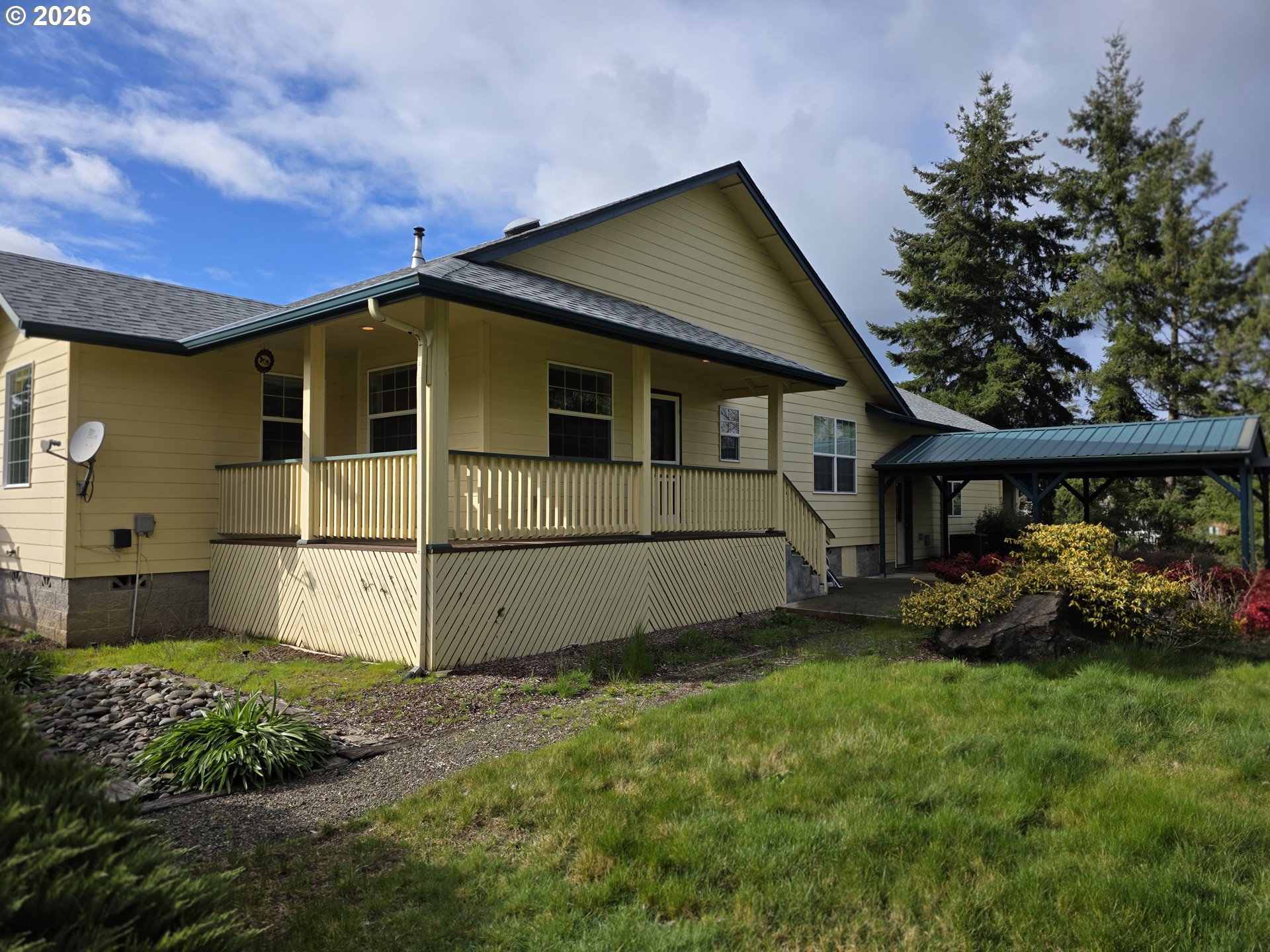 1909 Southwest Duke Road Sutherlin, OR 97479 - Photo 2 of 30 a view of a backyard of the house
