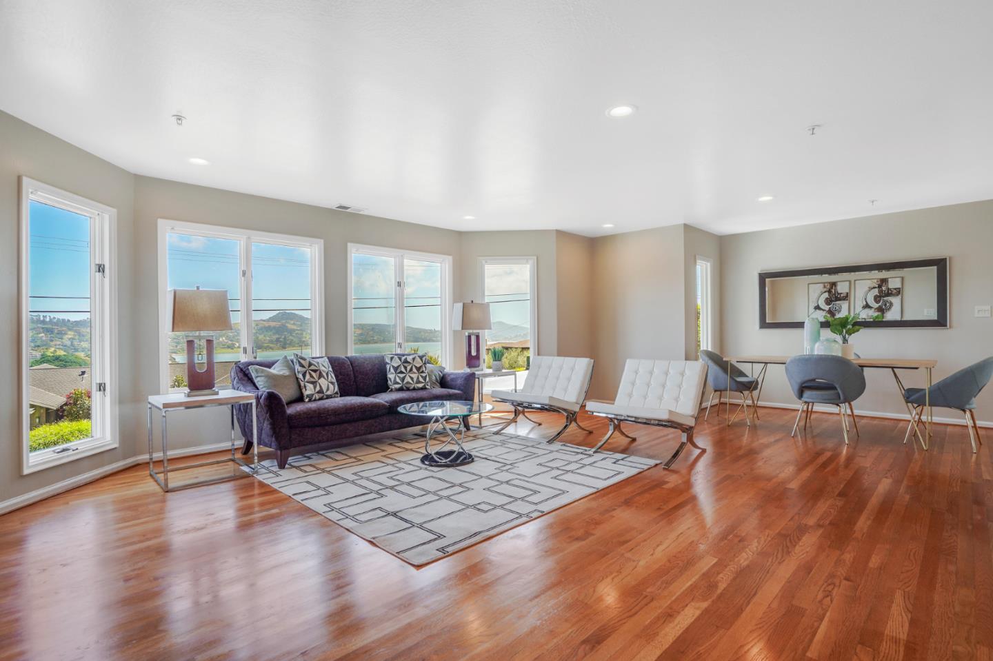 254 Reed Boulevard Mill Valley, CA 94941 - Photo 17 of 21 a living room with furniture and a wooden floor