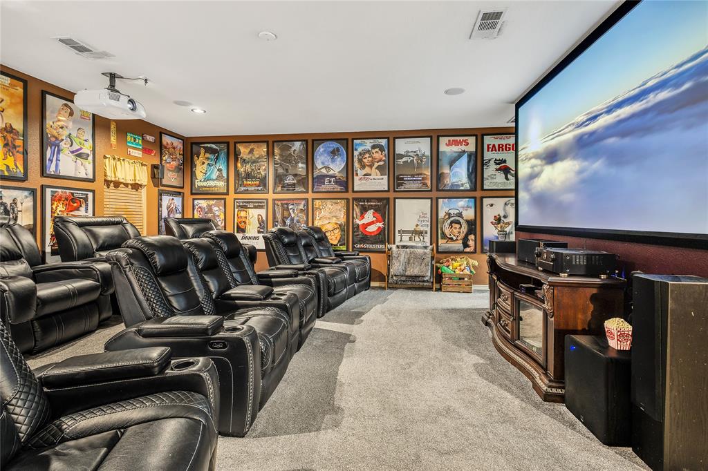 47 Preakness Place Road Van Alstyne, TX 75495 - Photo 11 of 37 Amazing Movie Room with top of the line built in system for the best movie nights