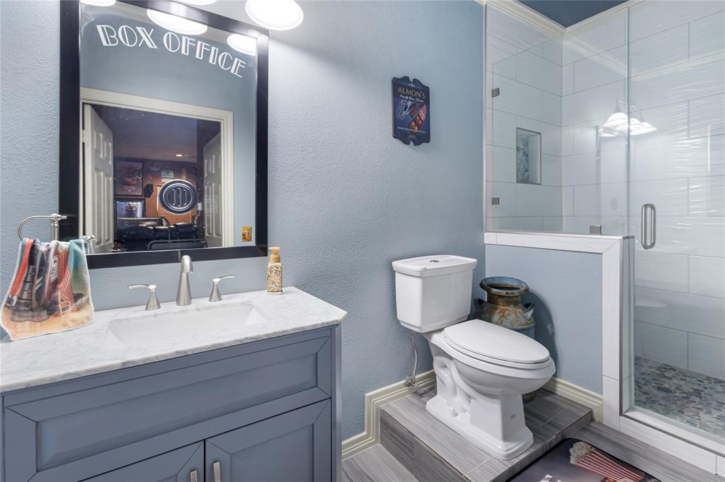 47 Preakness Place Road Van Alstyne, TX 75495 - Photo 31 of 37 Movie room bathroom