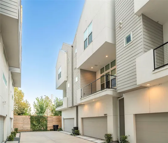 a front view of a building with street
