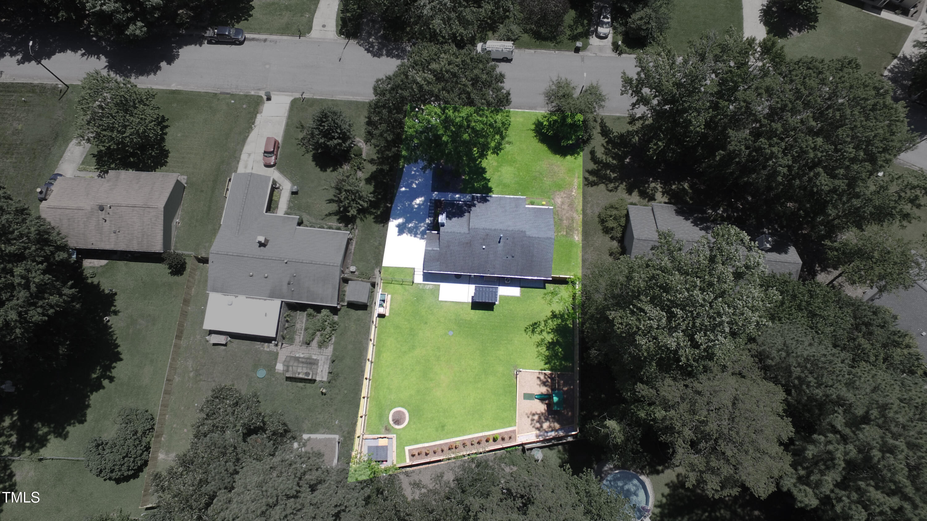 1016 Buckhorn Road Garner, NC 27529 - Photo 35 of 49 Aerial Back 2
