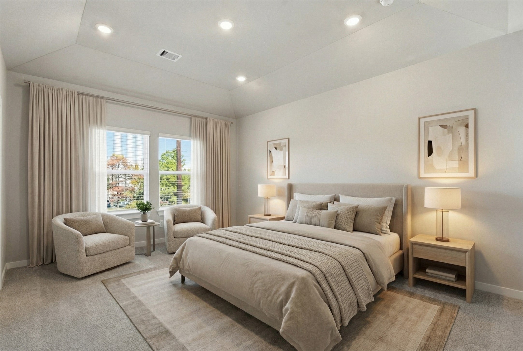 10010 Rustic Charm Street Houston, TX 77080 - Photo 11 of 27 Natural Light Master Room