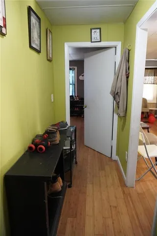 a bed room with furniture and a window