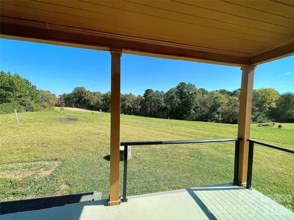 a view of ocean from a balcony