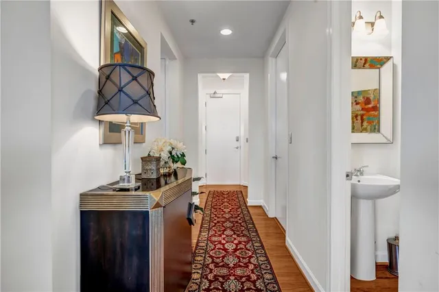 a bathroom with a toilet and a sink