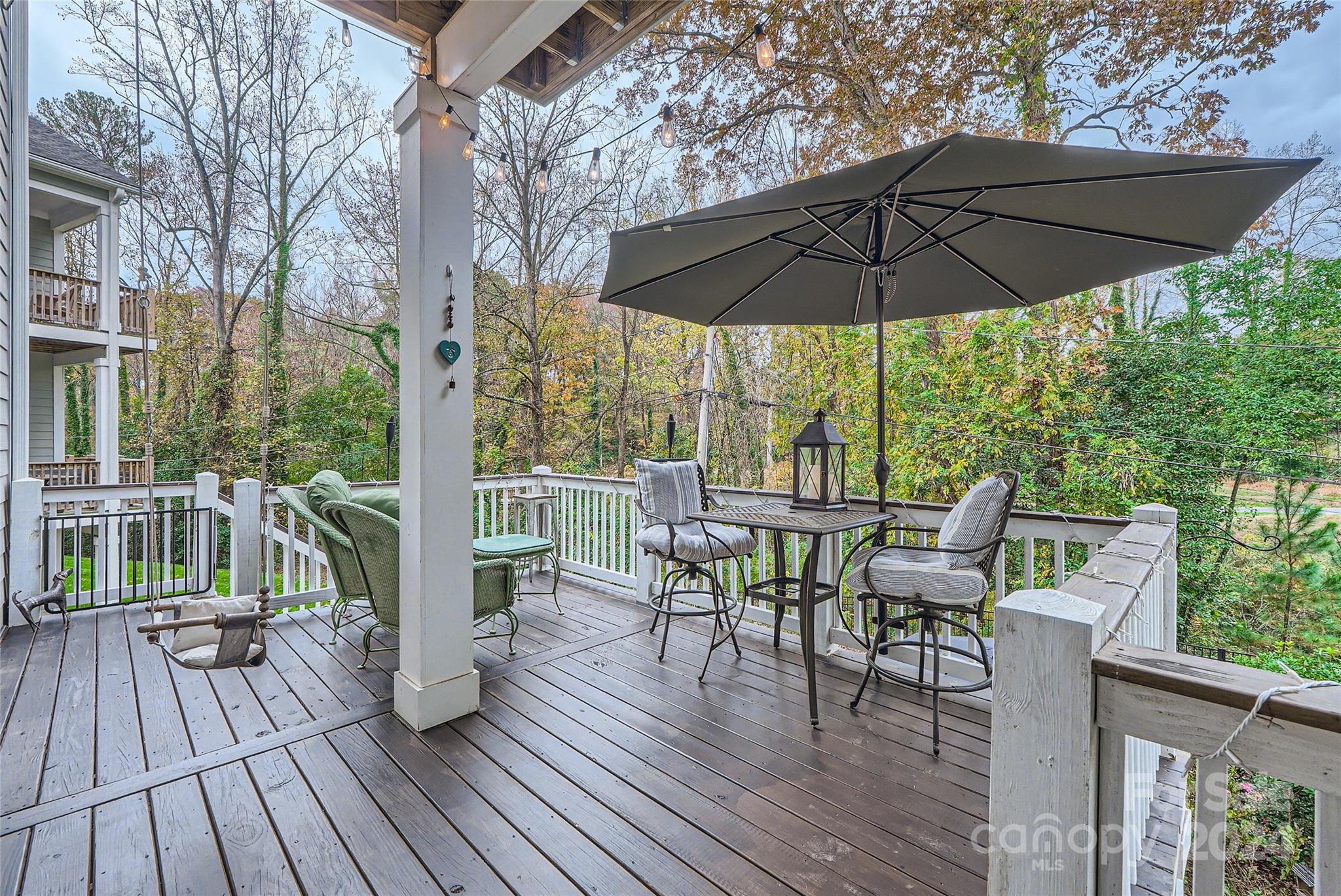 5220 Valley Stream Road Charlotte, NC 28209 - Photo 11 of 24 a view of wooden deck with furniture