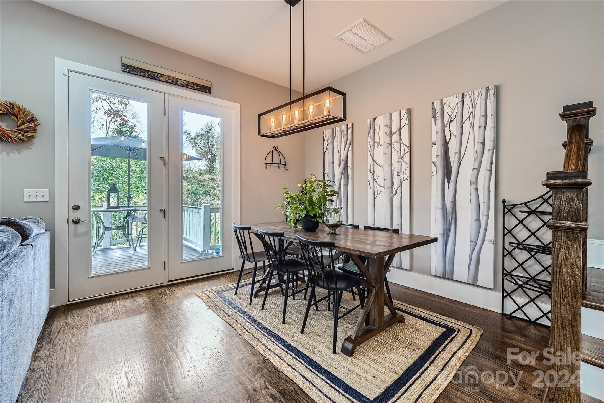 5220 Valley Stream Road Charlotte, NC 28209 - Photo 10 of 24 a view of a dining room with furniture window and outside view