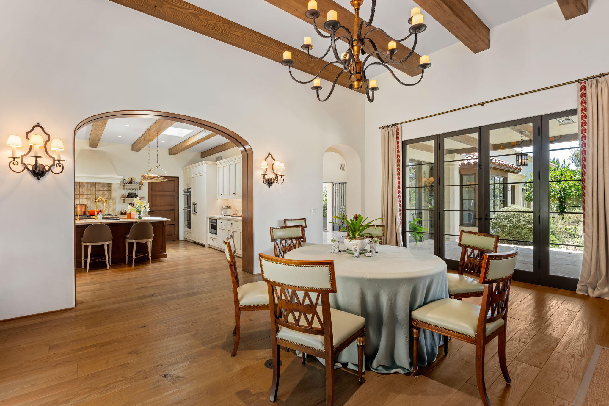 0 Boundary Drive Montecito, CA 93108 - Photo 6 of 26 a view of a dining room with furniture window and outside view
