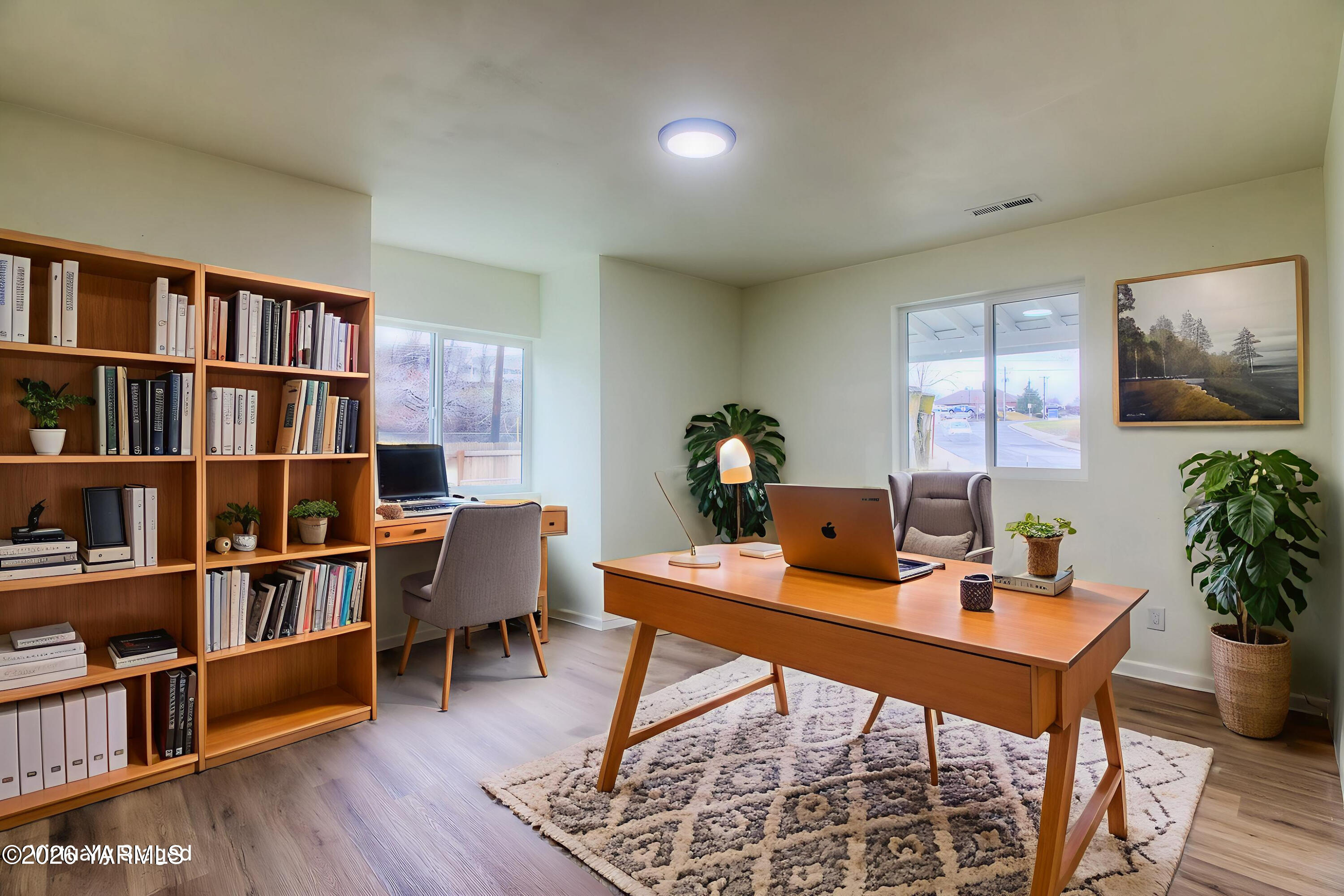 3503 Powerhouse Road Yakima, WA 98902 - Photo 16 of 27 a workspace with furniture and book shelf