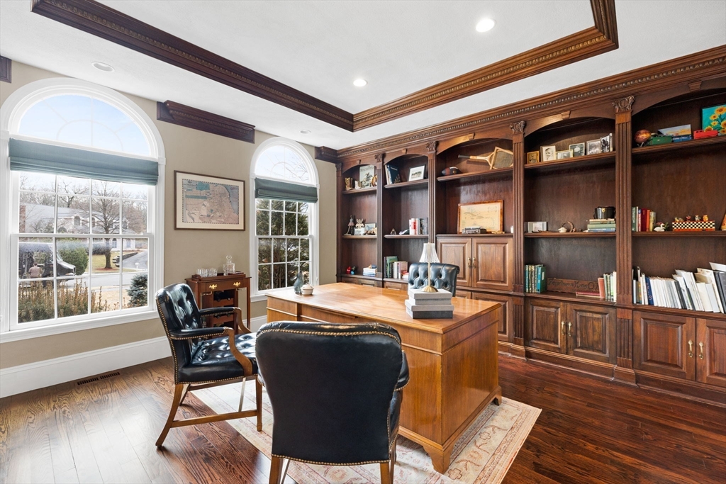 6 Jonas Stone Circle Lexington, MA 02420 - Photo 20 of 42 a view of a dining room with furniture window and wooden floor