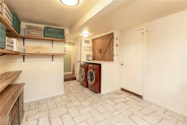 a view of a storage & utility room