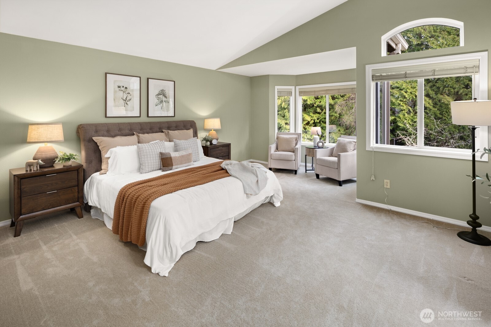 16708 5th Avenue Northeast Shoreline, WA 98155 - Photo 16 of 38 a bed room with a bed and a chair