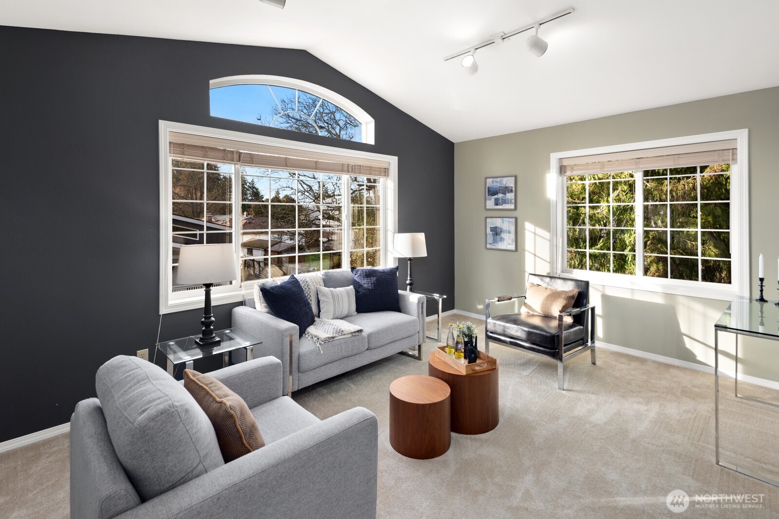 16708 5th Avenue Northeast Shoreline, WA 98155 - Photo 24 of 38 a living room with furniture and a large window
